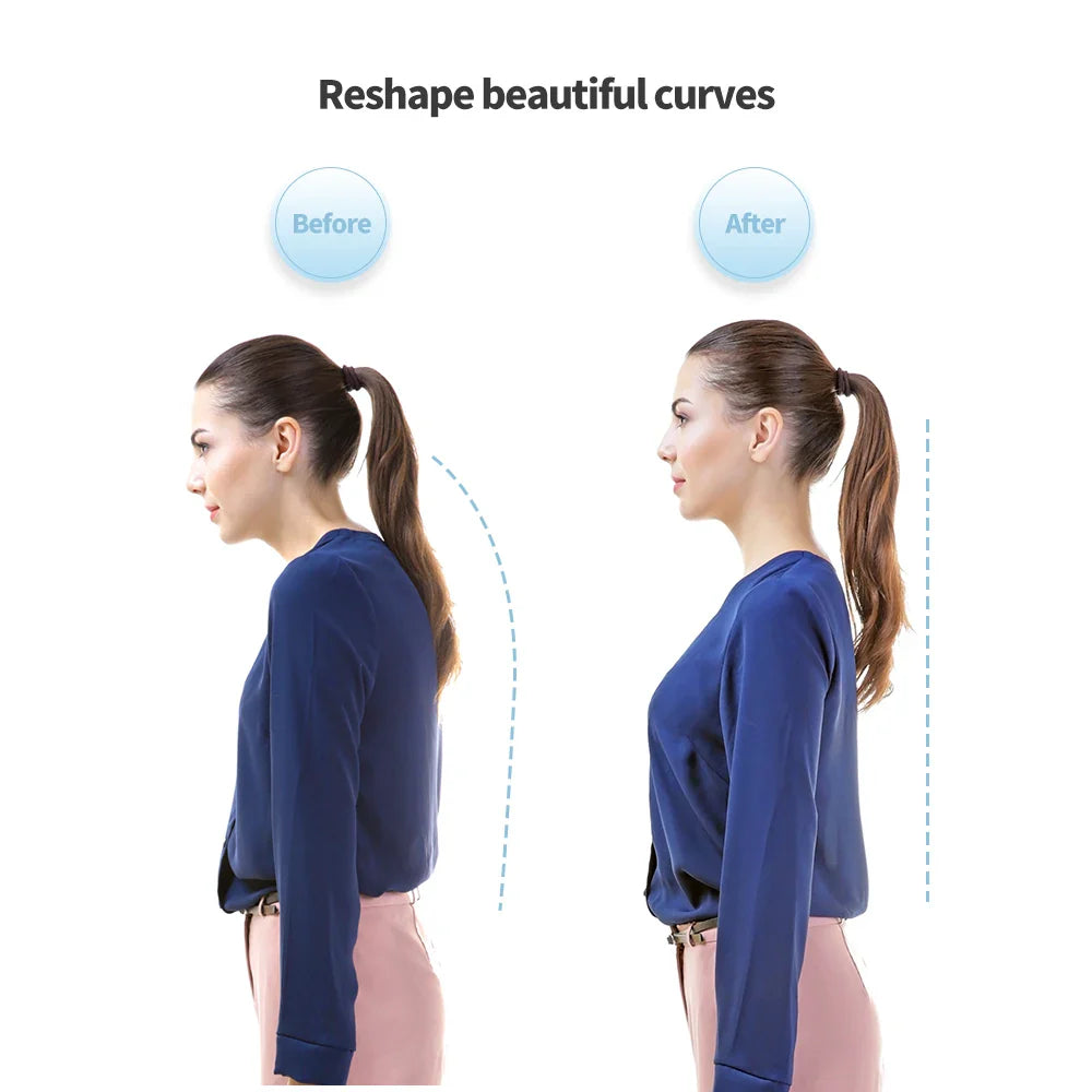 PostureSense Smart Posture Corrector – Vibration Reminder for Better Back & Neck Alignment