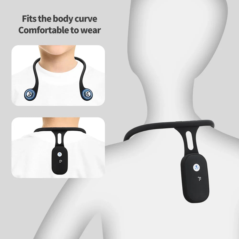 PostureSense Smart Posture Corrector – Vibration Reminder for Better Back & Neck Alignment